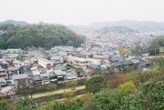 Himeji town from the castle