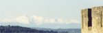 The Pyranees from Carcasonne